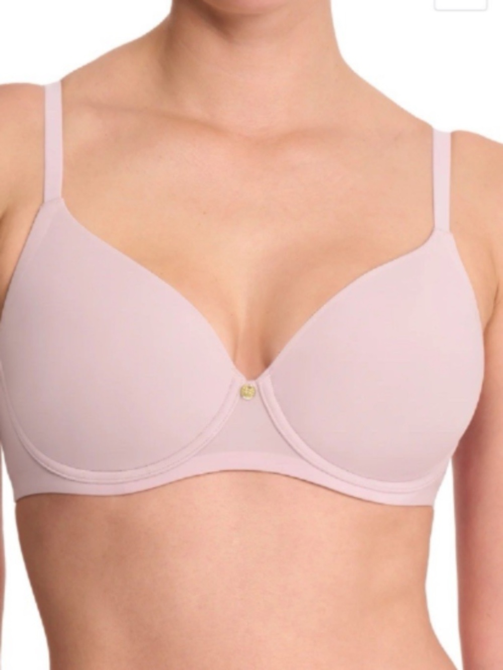 Natori Women's Cloud Comfort Back Smoothing T-Shirt Bra Purple Size 38D 12625